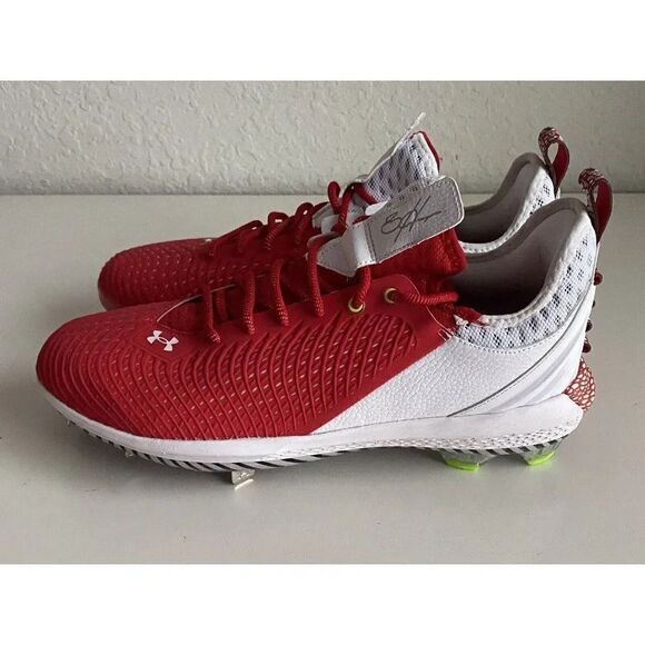 Under Armour Men Baseball Cleats Harper 5 Low Steel Red 3023001-600 Men’s Sz 14 - Picture 6 of 10
